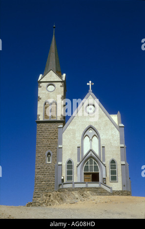 Felsenkirche, Chiesa Evangelica Luterana , Luderitz , Namibia Foto Stock