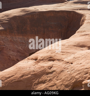 Roccia Arenaria formazione, Lake Powell, Utah Foto Stock