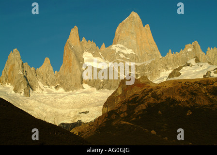 Gamma Fitz Roy in Patagonia, Argentina. Foto Stock