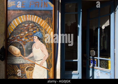 Olargues storico villaggio nel sud della Francia Foto Stock