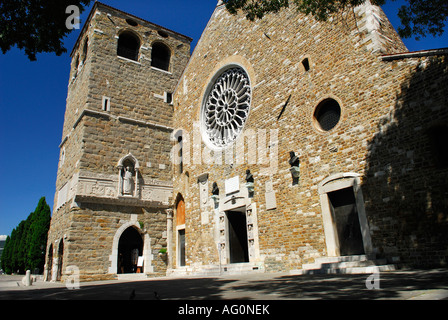 Cattedrale di San Giusto Trieste Italia Foto Stock