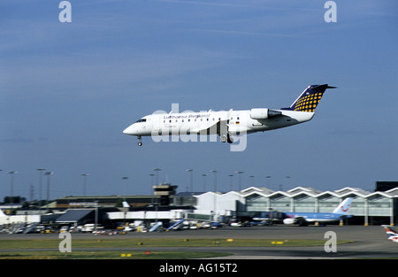 Lufthansa Regional Jet Foto Stock