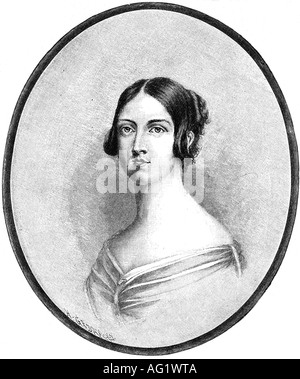 Victoria i, 24.5.1819 - 22.1.1901, Regina di Gran Bretagna e Irlanda (20.6.1837 - 22.1.1901), ritratto, incisione in legno dopo disegno di H. Gedan, da 'Die Gartenlaube', 1887, Foto Stock