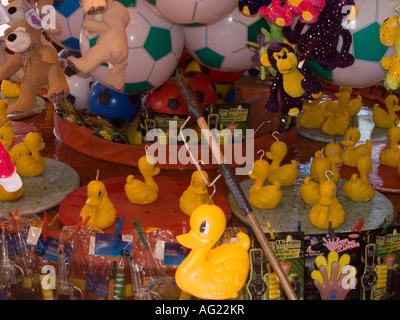 'Hook-a-duck' attrazione della fiera Foto Stock
