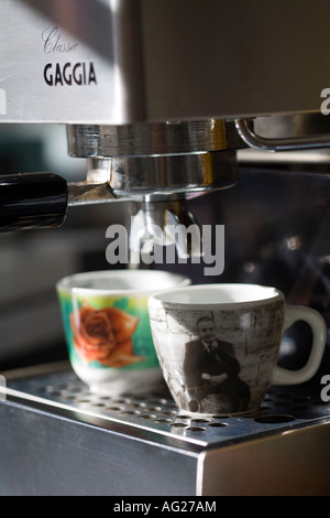 L'arte di fare il caffè Foto Stock