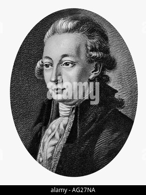 Wolf, Friedrich August, 15.2.1759 - 8.8.1824, filologo tedesco, ritratto, Foto Stock