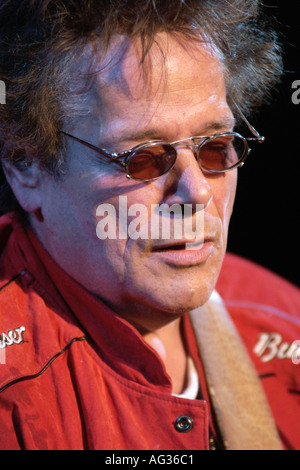 Leslie West chitarrista e membro fondatore della leggendaria American rock band Mountain Foto Stock