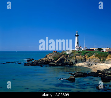 Pigeon Point Lighthouse California USA Oceano Pacifico Foto Stock