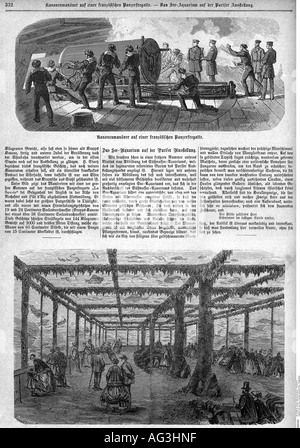 Stampa/media, riviste/riviste, 'Allgemeine Illustrierte Zeitung', numero 42, 11.10.1867, articolo sull'acquario, esposizione mondiale a Parigi, incisione, giornale, rivista, Germania, Francia, , Foto Stock