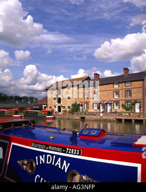GB - NORTHAMPTONSHIRE: Grand Union Canal at Stoke Bruerne Foto Stock