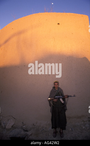 Afghanistan Kandahar Mujaheddin durante l'ultimo anno di guerra con l'Unione Sovjet Foto Stock