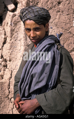 Afghanistan Kandahar Mujaheddin durante l'ultimo anno di guerra con l'Unione Sovjet Foto Stock