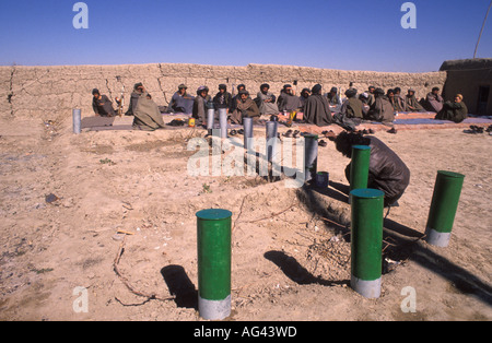 Afghanistan Kandahar Mujaheddin durante l'ultimo anno di guerra con l'Unione Sovjet Foto Stock