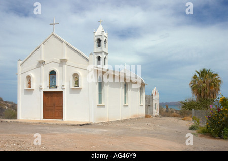 Chiesa in Muleje Baja California Messico Foto Stock
