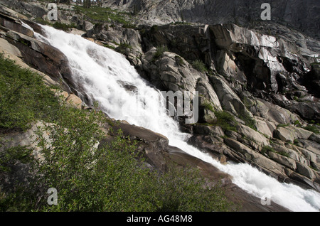 Tokopah Falls, Sequoia National Park, California, Stati Uniti d'America Foto Stock