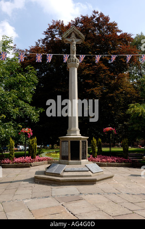 Nantwich Town Center War Memorial Cheshire England Regno Unito Foto Stock