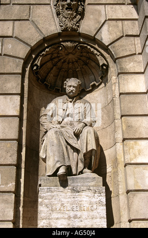 Opera House, Erkel Ferenc statua dettaglio, Budapest, Ungheria Foto Stock