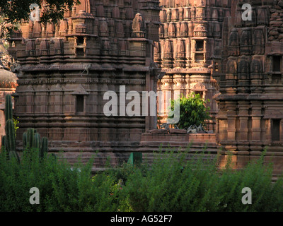 Il cenotafio di Jodhpur Royals India Rajasthan Foto Stock