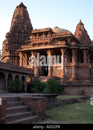 Il cenotafio di Jodhpur Royals India Rajasthan Foto Stock