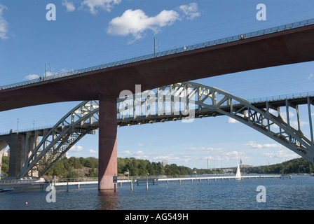 I ponti di Stoccolma, Svezia. Foto Stock