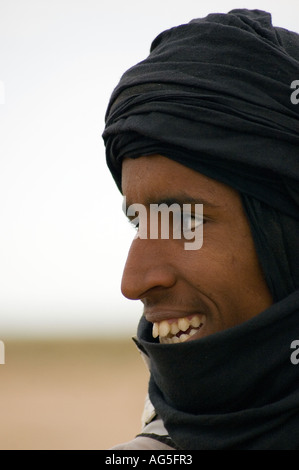 Mauritani nomadi Tuareg nel Sahara Foto Stock