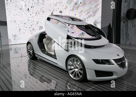 Saab Aero X concept car al 2006 British International Motor Show a Londra Docklands Excel REGNO UNITO Foto Stock