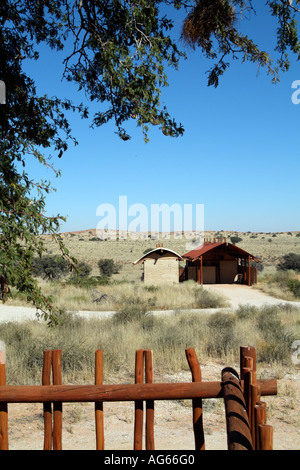 Kalahari Tented Camp nel Kgalagadi transfrontaliera Parco Nazionale Sud Africa RSA Foto Stock