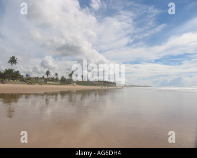 Case tranquilla sulla spiaggia di Porto de Galinhas-BR Foto Stock