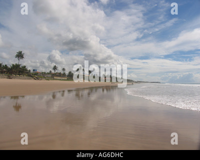 Case tranquilla sulla spiaggia di Porto de Galinhas-BR Foto Stock