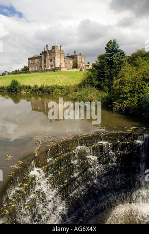 Regno Unito Yorkshire Nidderdale Ripley Castello lago di sbarramento Foto Stock