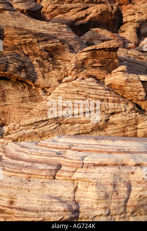 Il calicò colline nel Red Rock Canyon a Las Vegas Nevada Foto Stock