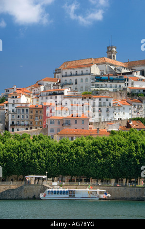 Il Portogallo, Regione Beira Litoral District, Coimbra città e del fiume Mondego Foto Stock