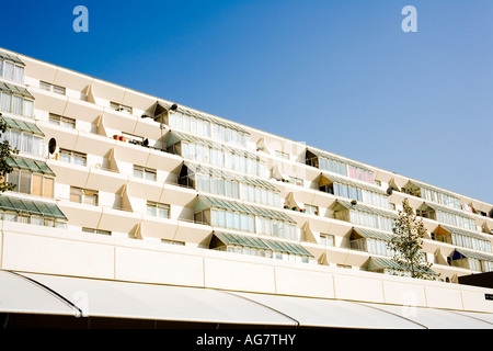 Restaurato recentemente brunswick center nel quartiere di Bloomsbury a Londra, Inghilterra, Regno Unito Foto Stock