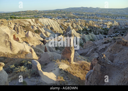 Valle delle Rose, tufo, Turchia, Anatolia, Cappadocia Foto Stock