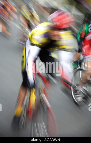 Bastion Square Grand Prix, una manifestazione ciclistica che si tiene ogni anno sulle strade di Victoria, British Columbia Foto Stock