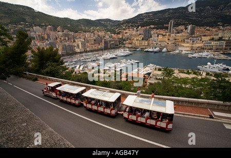 Autobus turistico PRINCIPATO DI MONACO SUD DELLA FRANCIA Foto Stock