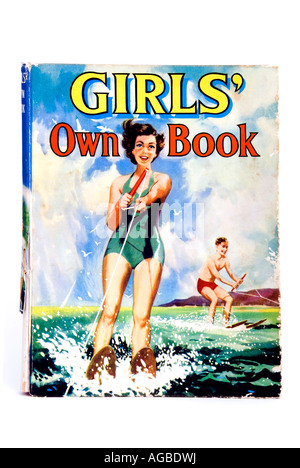 Una ragazza s libro degli anni cinquanta Foto Stock