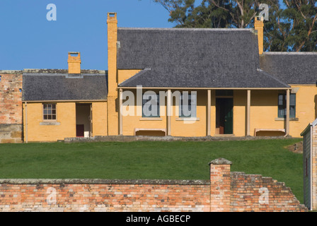 Home della rivoluzionaria irlandese William Smith O'Brien a Port Arthur Tasmania Foto Stock