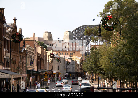 George St nelle rocce Sydney New South Wales NSW Australia Foto Stock