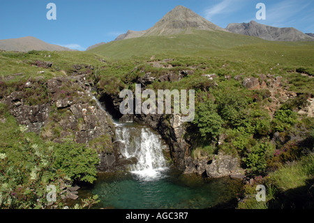 Cascata a Glen fragile, Isola di Skye Foto Stock