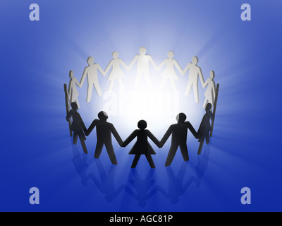 Lavoro di squadra concetto Foto Stock