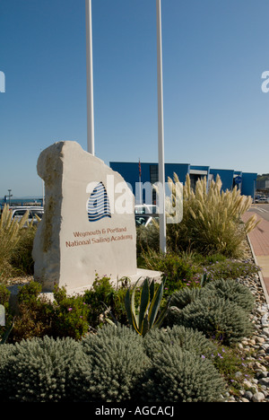 Weymouth e Portland National Sailing Academy, Portland, Dorset Foto Stock