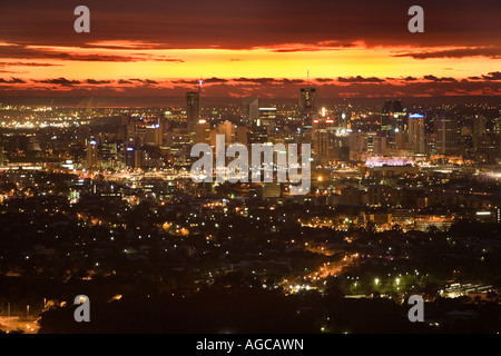 Brisbane, Australia presso sunrise Foto Stock