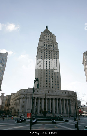 U S courthouse civic center centre street Foley Square di New York City New York STATI UNITI D'AMERICA Foto Stock