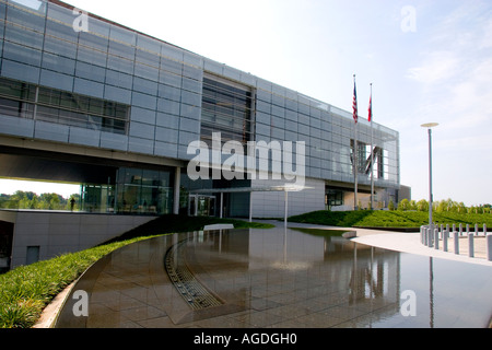 William J. Clinton Presidential Library in Little Rock Arkansas. Foto Stock