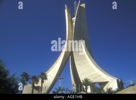 Il Memoriale dei martiri in Algeri, Algeria Foto Stock