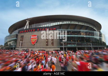 La Emirates, allo stadio, l'Arsenal FC Foto Stock