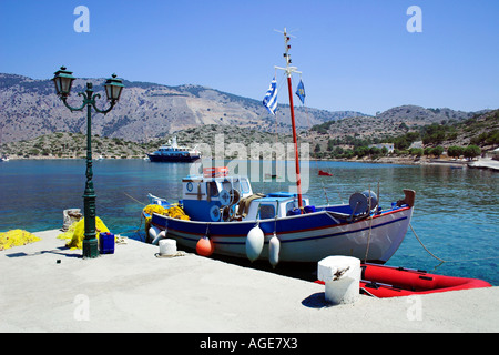 Monastero Bay Symi Grecia Foto Stock