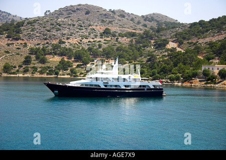 La doppia D Symi Symi Grecia Foto Stock