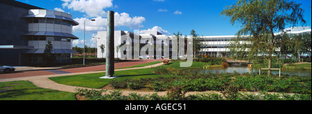 Panorama di East Point Office Park Dublino Irlanda progettato da Scott Tallon Walker Architetti Foto Stock